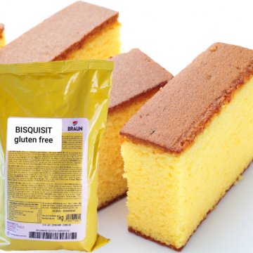 MIX PAN DI SPAGNA BISQUISIT GLUTEN FREE KG 1